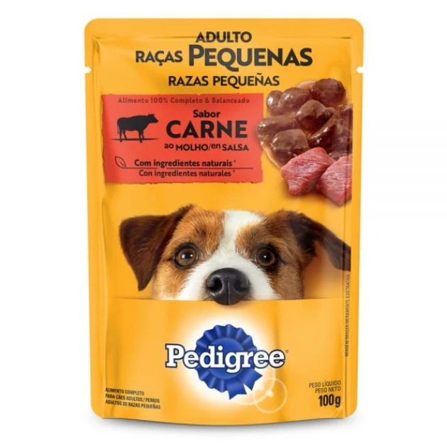 Pedigree Pouch Raza Peq.