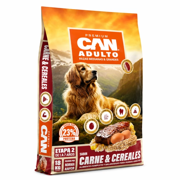 Can Adulto Carne 18KG