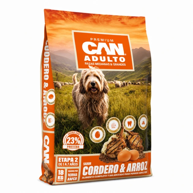 Can Adulto Cordero 18kg