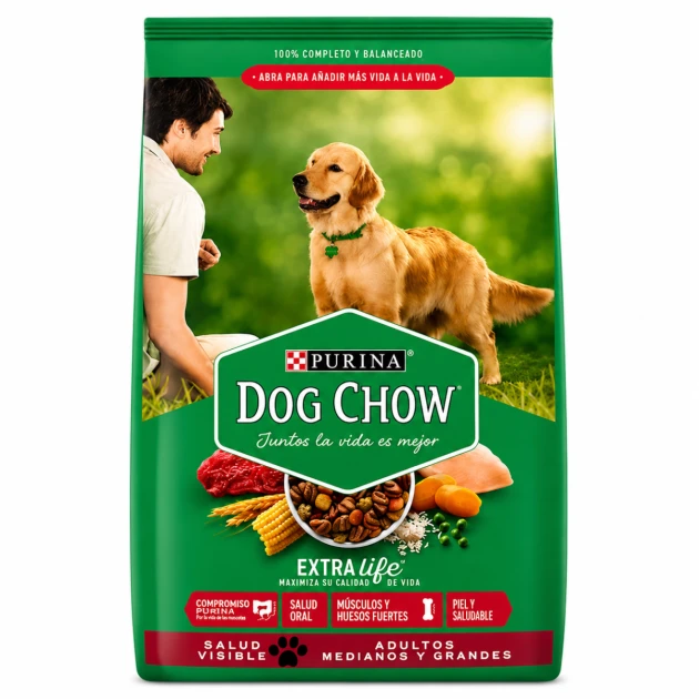 Dog Chow Adulto Med y Gra 19.5KG