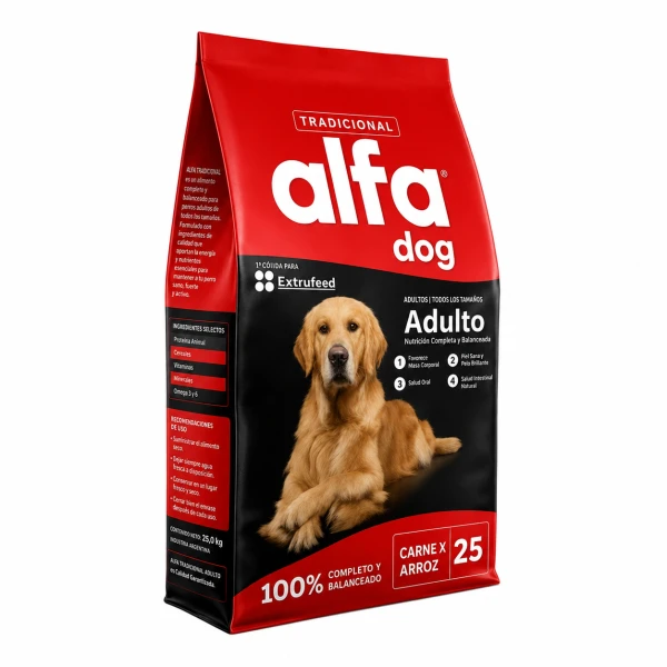 Alfa Adulto Rojo 25KG